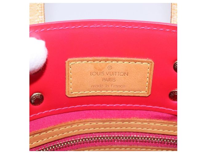 LOUIS VUITTON Monogram Vernis Reade PM Hand Bag Fuchsia Pink M91221 - vista 20