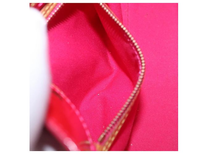 LOUIS VUITTON Monogram Vernis Reade PM Hand Bag Fuchsia Pink M91221 - vista 24