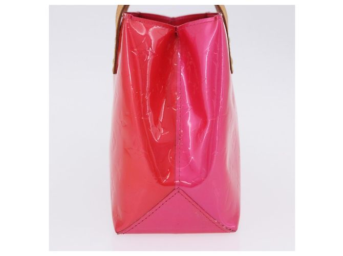 LOUIS VUITTON Monogram Vernis Reade PM Hand Bag Fuchsia Pink M91221 - vista 4