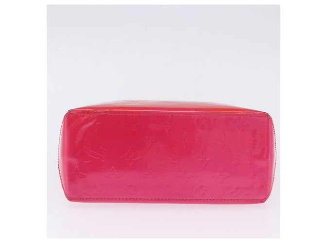 LOUIS VUITTON Monogram Vernis Reade PM Hand Bag Fuchsia Pink M91221 - vista 7