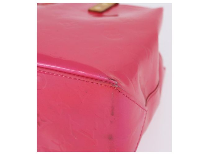 LOUIS VUITTON Monogram Vernis Reade PM Hand Bag Fuchsia Pink M91221 - vista 17