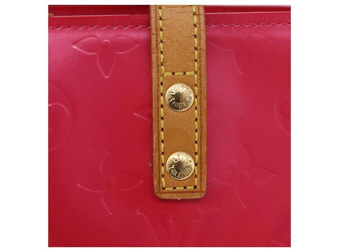 LOUIS VUITTON Monogram Vernis Reade PM Hand Bag Fuchsia Pink M91221 - vista 18