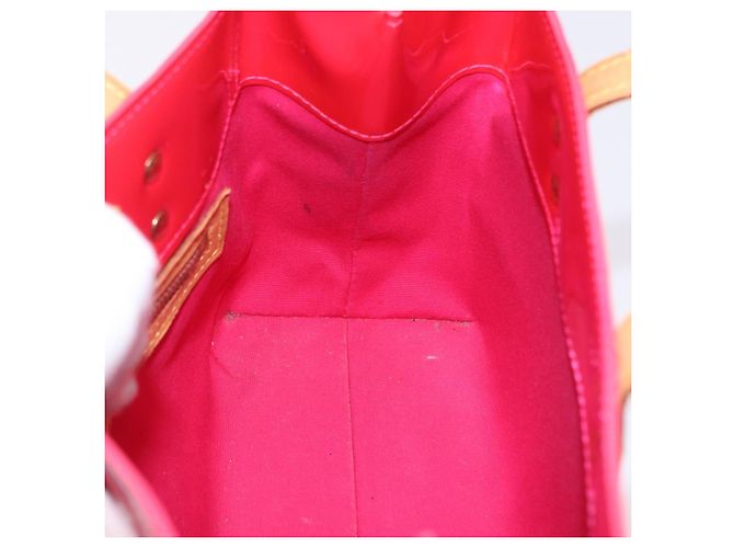 LOUIS VUITTON Monogram Vernis Reade PM Hand Bag Fuchsia Pink M91221 - vista 20