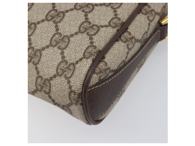 GUCCI GG Supreme Web Sherry Line Bag PVC Beige Gold 89 02 018 - vista 15