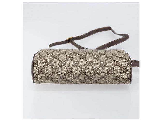 GUCCI GG Supreme Web Sherry Line Bag PVC Beige Gold 89 02 018 - vista 5