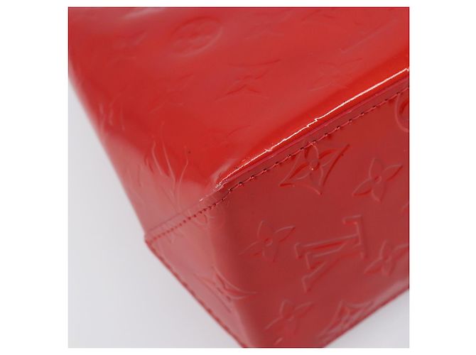 LOUIS VUITTON Monogram Vernis Reade PM Hand Bag Rouge M91088 LV - vista 14