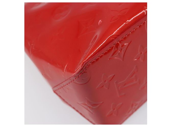 LOUIS VUITTON Monogram Vernis Reade PM Hand Bag Rouge M91088 LV - vista 16