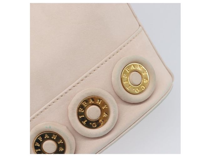 Tiffany & Co TIFFANY&Co. Chain Shoulder Bag Leather Beige Gold Tone - vista 10