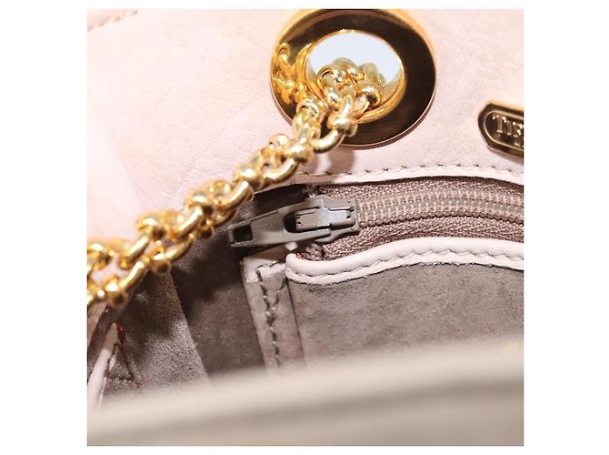 Tiffany & Co TIFFANY&Co. Chain Shoulder Bag Leather Beige Gold Tone - vista 21