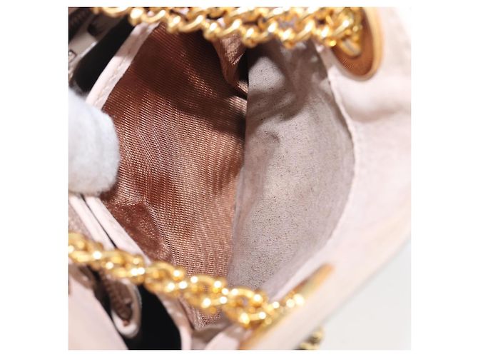 Tiffany & Co TIFFANY&Co. Chain Shoulder Bag Leather Beige Gold Tone - vista 23