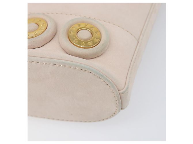Tiffany & Co TIFFANY&Co. Chain Shoulder Bag Leather Beige Gold Tone - vista 9