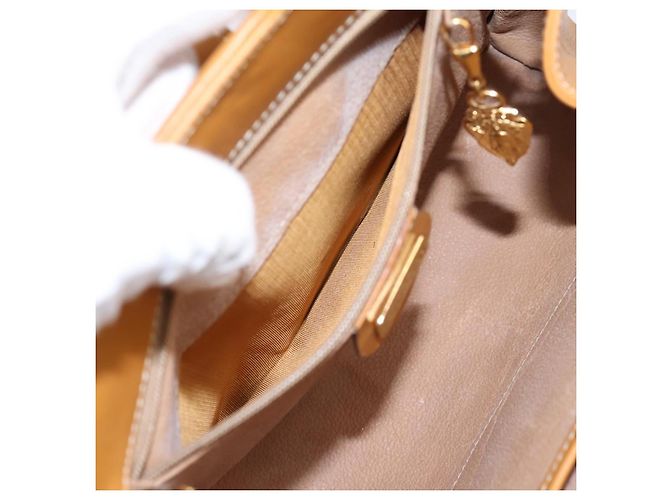GUCCI Micro GG Canvas Shoulder Bag PVC Beige Gold Tone 004 113 0364 - vista 11