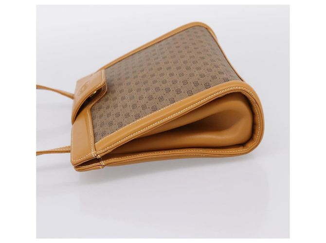 GUCCI Micro GG Canvas Shoulder Bag PVC Beige Gold Tone 004 113 0364 - vista 3