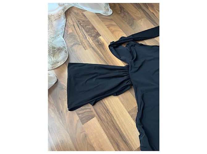 Gucci Schwarzes Figurbetontes Kleid mit Raffungen - Ansicht 4