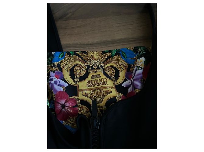 Versace Jeans Couture Schwarzes Barock-Print Kleid Mehrfarben - Ansicht 5