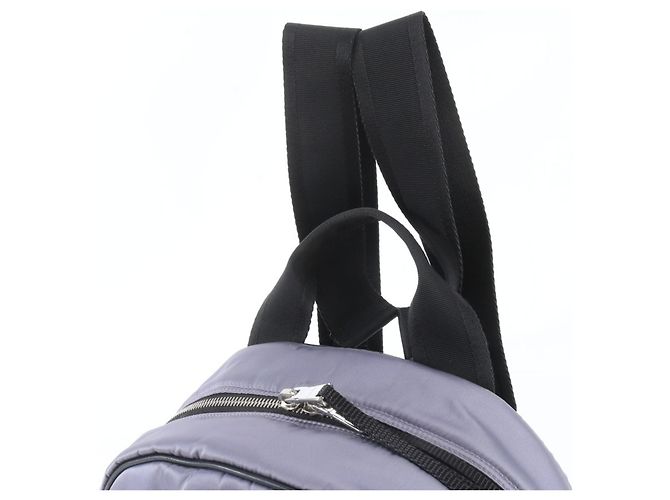 Miu Miu Blue Backpack with Cat Applique - view 2