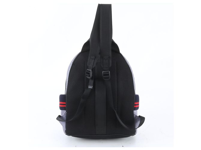 Miu Miu Blue Backpack with Cat Applique - view 3