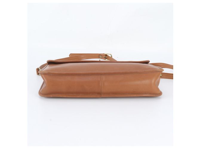 Borsa a tracolla 2-Way Shoulder Bag Tote Coach Old Turnlock 5265 in pelle Marrone - vista 7