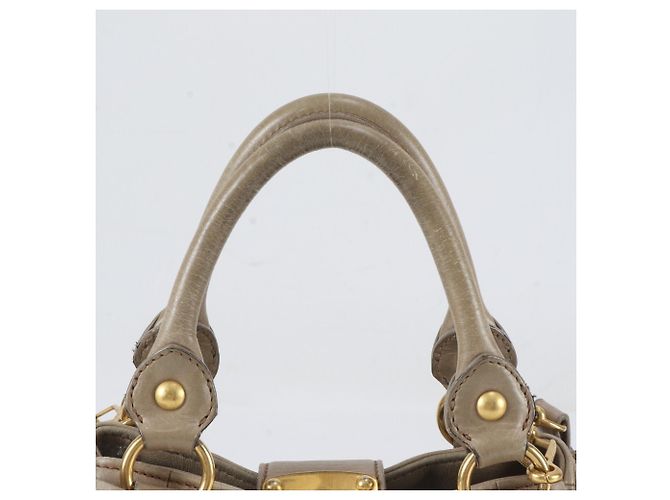 Borsa a tracolla 2-Way in pelle con fiocco laterale Miu Miu Beige - vista 2