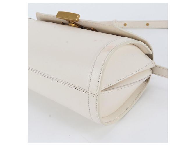 Tod's T-Timeless Leder 2-Way Tasche Weiß - Ansicht 4