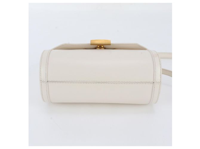 Tod's T-Timeless Leder 2-Way Tasche Weiß - Ansicht 5