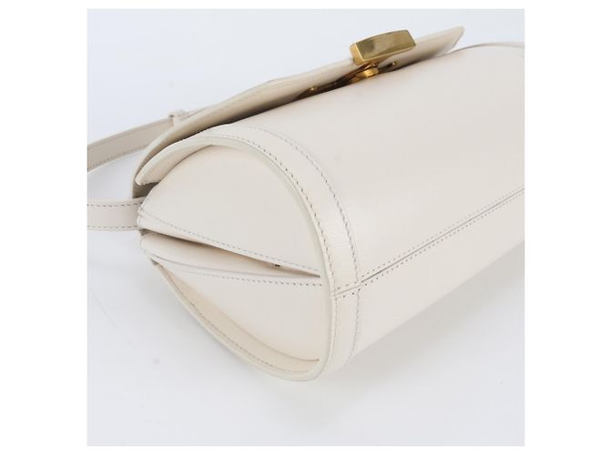 Tod's T-Timeless Leder 2-Way Tasche Weiß - Ansicht 6