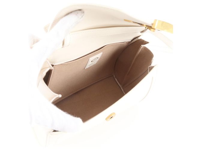 Tod's T-Timeless Leder 2-Way Tasche Weiß - Ansicht 7