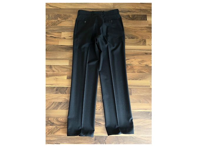 Versace Herren Wollhose Anthrazitgrau - Ansicht 2