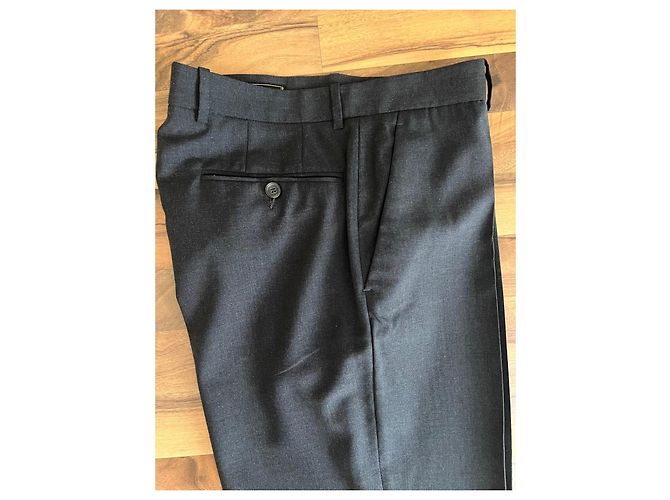 Versace Herren Wollhose Anthrazitgrau - Ansicht 6