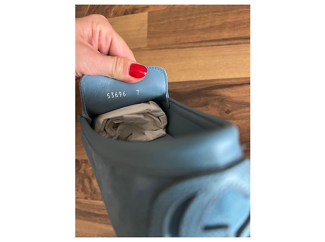 Gucci Mocassini in camoscio azzurro Blu chiaro - vista 7