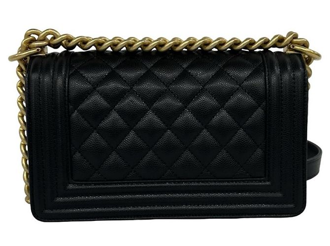 Bolso de hombro Chanel Boy Coco Mark Negro - vista 3