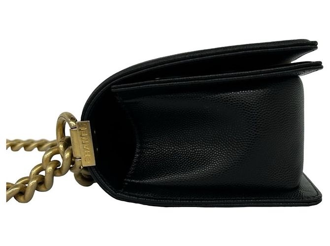 Bolso de hombro Chanel Boy Coco Mark Negro - vista 5