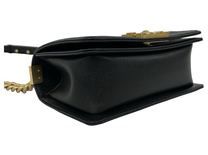 Bolso de hombro Chanel Boy Coco Mark Negro - vista 7