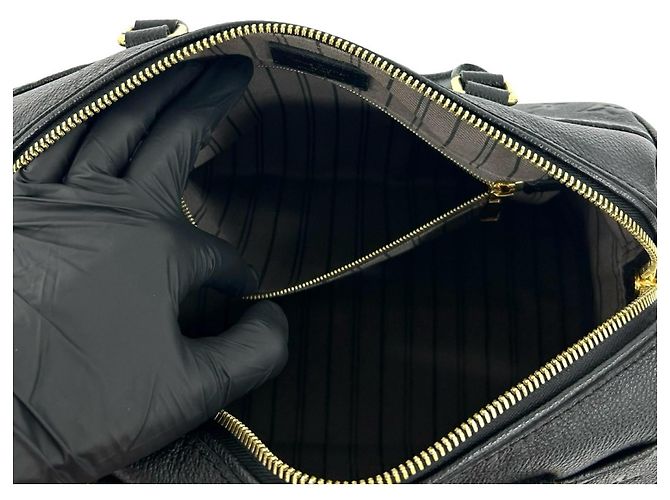 Borsa Louis Vuitton Speedy Bandoulière 25 Nero - vista 10