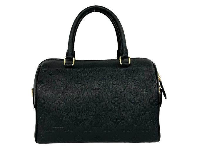Borsa Louis Vuitton Speedy Bandoulière 25 Nero - vista 3