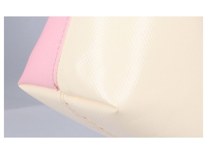 Marni Logo Tote Bag in Pink und Ivory Roh - Ansicht 7