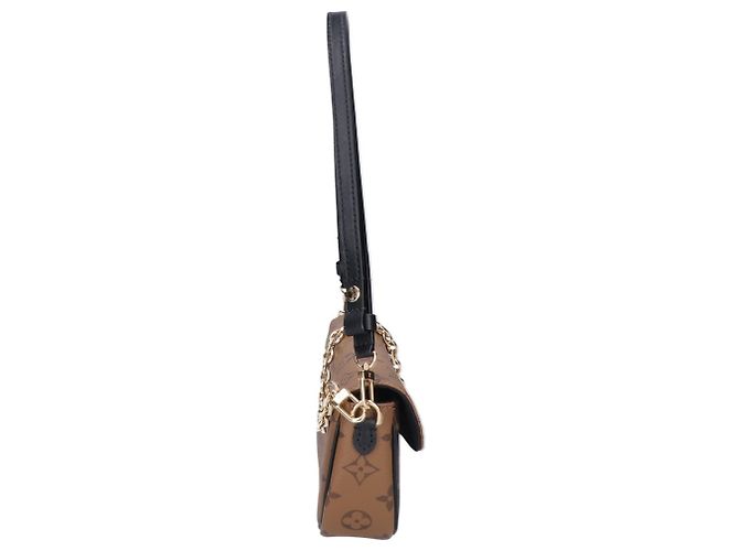 Louis Vuitton Monogram Reverse Wallet on Chain Marron - vue 2