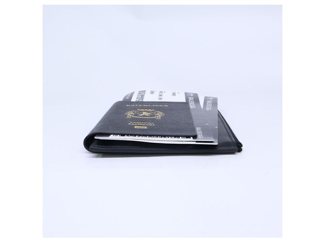 Borsa a tracolla Balenciaga Passport Phone Holder Nero - vista 4