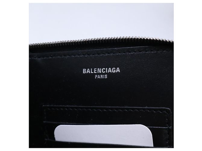 Borsa a tracolla Balenciaga Passport Phone Holder Nero - vista 6