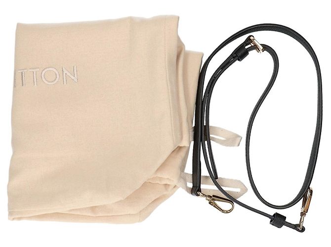 Louis Vuitton Capucines MM Handtasche Schwarz - Ansicht 8