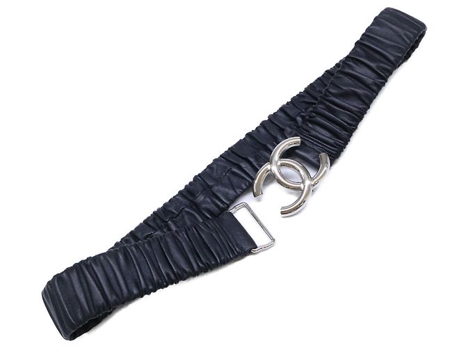 Chanel B25 V AAB080 Ledergürtel Schwarz - Ansicht 2