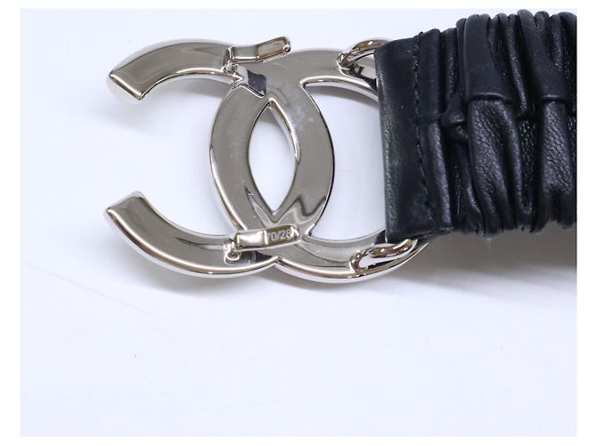 Chanel B25 V AAB080 Ledergürtel Schwarz - Ansicht 3