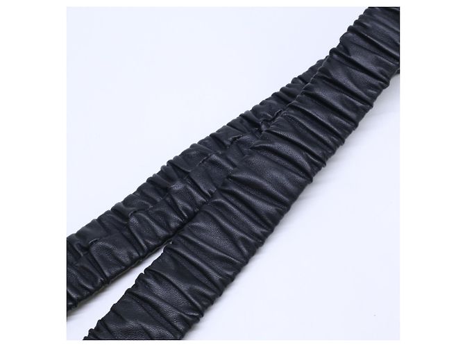Chanel B25 V AAB080 Ledergürtel Schwarz - Ansicht 4
