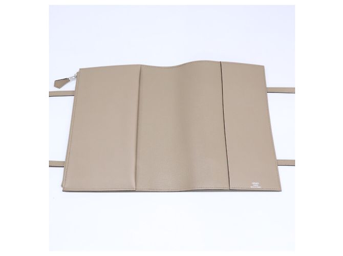 Hermès Bolso de hombro porta libros Hermes EaZip To Go Beige - vista 5