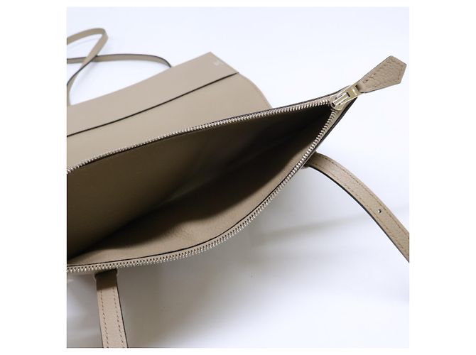 Hermès Bolso de hombro porta libros Hermes EaZip To Go Beige - vista 7