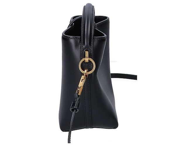 Autre Marque Borsa a mano piccola in pelle lucida Yves Saint Laurent Nero - vista 2