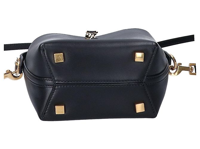 Autre Marque Borsa a mano piccola in pelle lucida Yves Saint Laurent Nero - vista 5