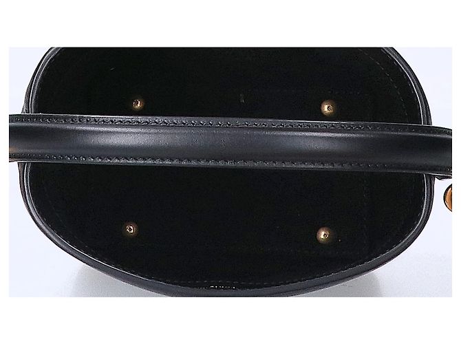 Autre Marque Borsa a mano piccola in pelle lucida Yves Saint Laurent Nero - vista 6
