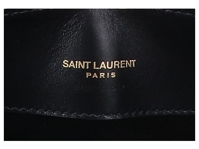 Autre Marque Borsa a mano piccola in pelle lucida Yves Saint Laurent Nero - vista 7