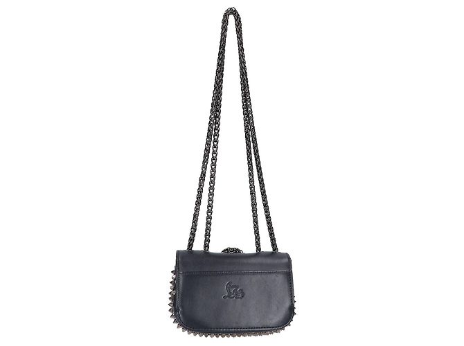 Borsa a tracolla Christian Louboutin Spike Stud Sweet Charity Nero - vista 3